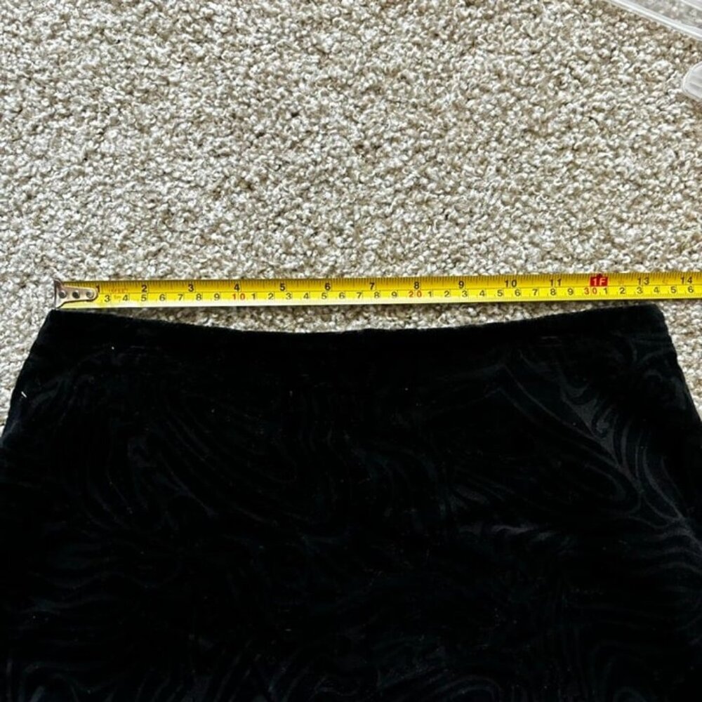 Black Express Patterned Mini Skirt - image 4